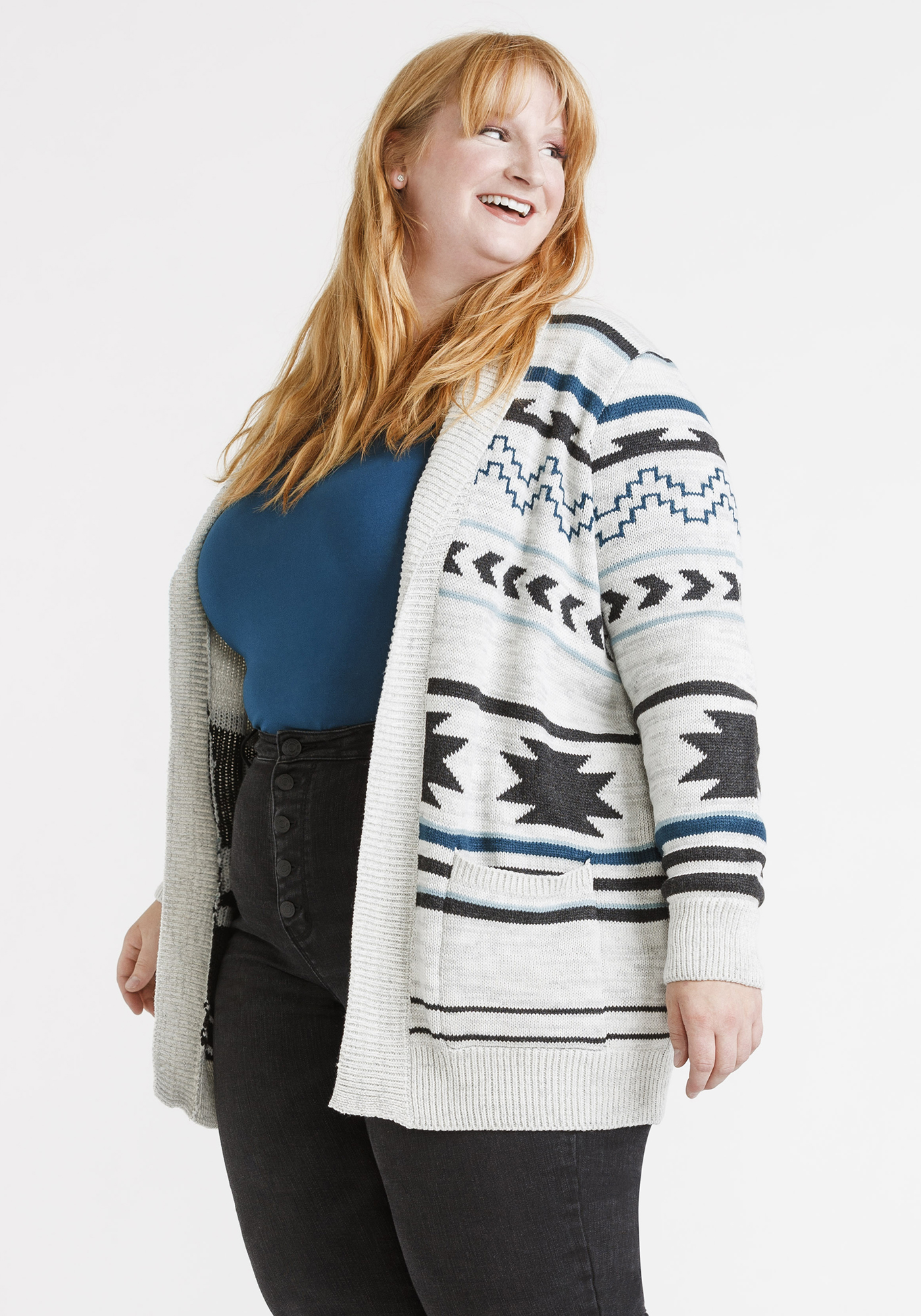 Women's Aztec Pattern Cardigan