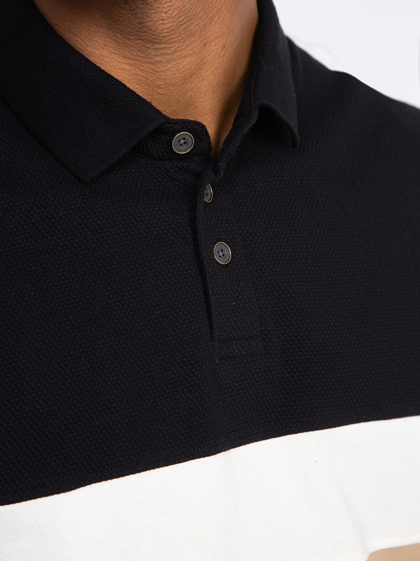 Men's Colourblock Polo Shirt