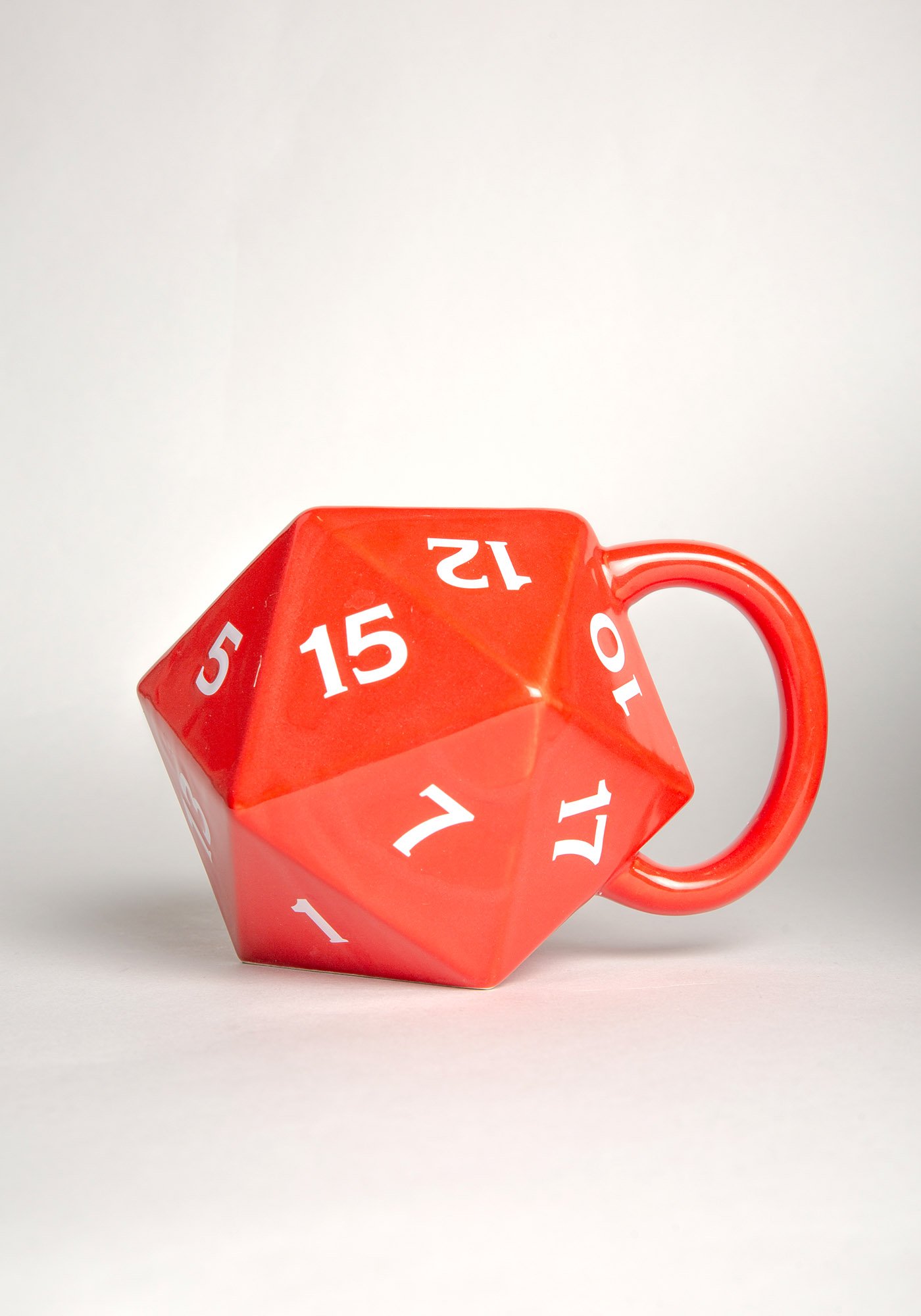 Dungens & Dragons Dice Sculpted Mug