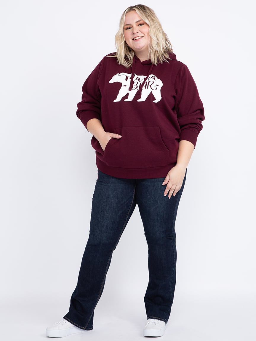 Women's Mama Bear Popover Hoodie