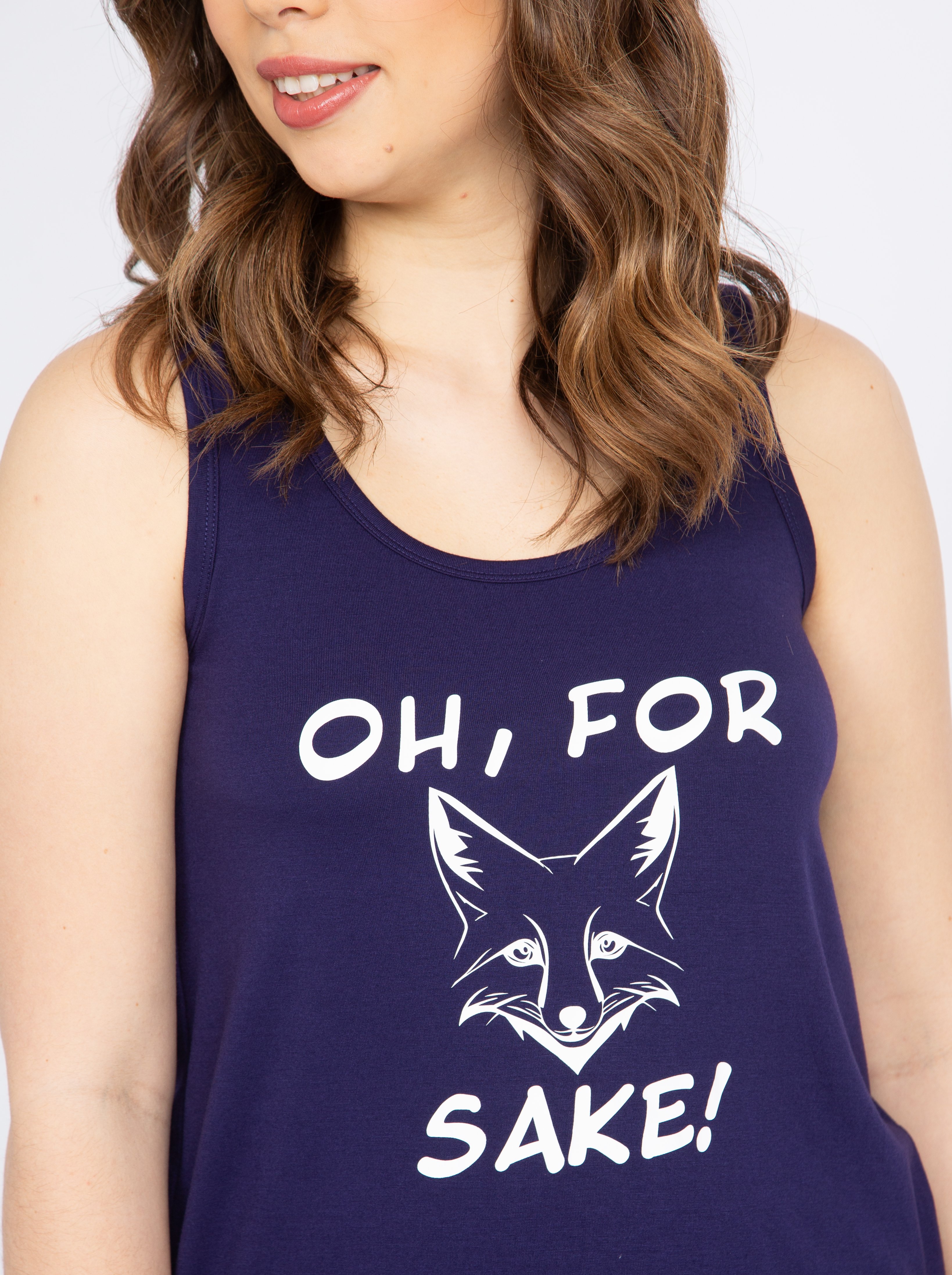 Women's Fox Scoop Neck Tank