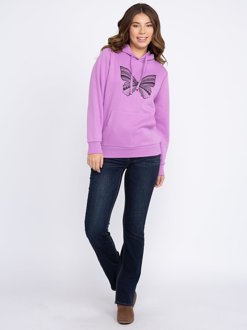 Women's Butterfly Popover Hoodie