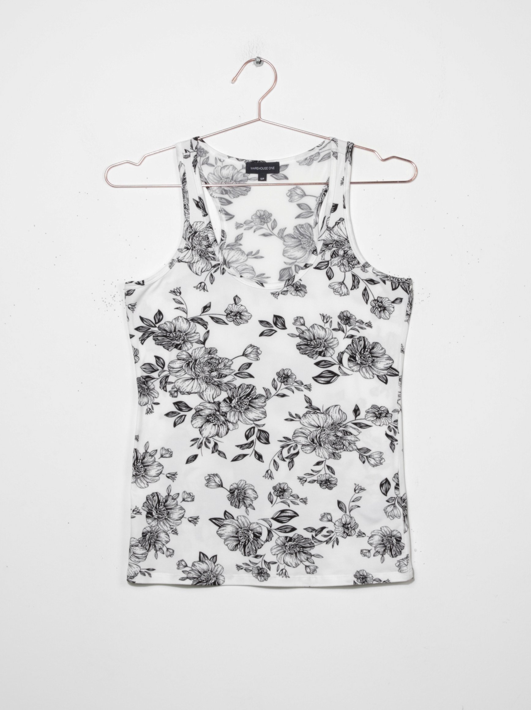 Women's Floral Racerback Tank