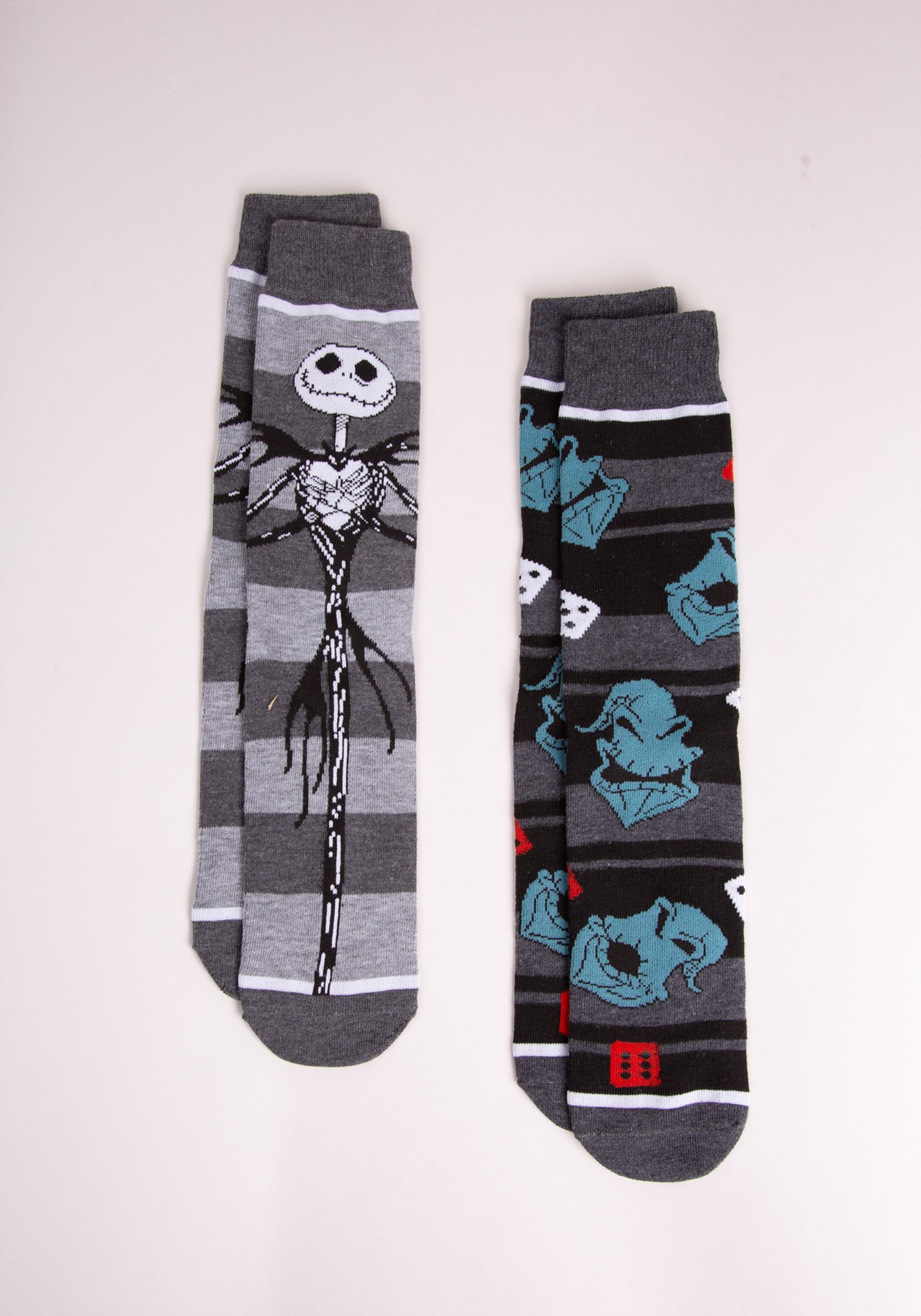 2pk Nightmare Before Christmas Crew Socks