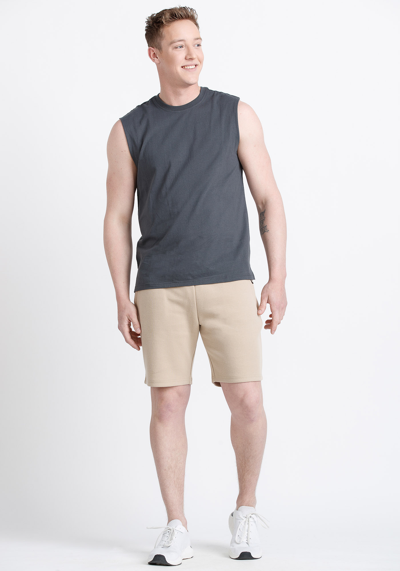 Men's Solid Sleeveless