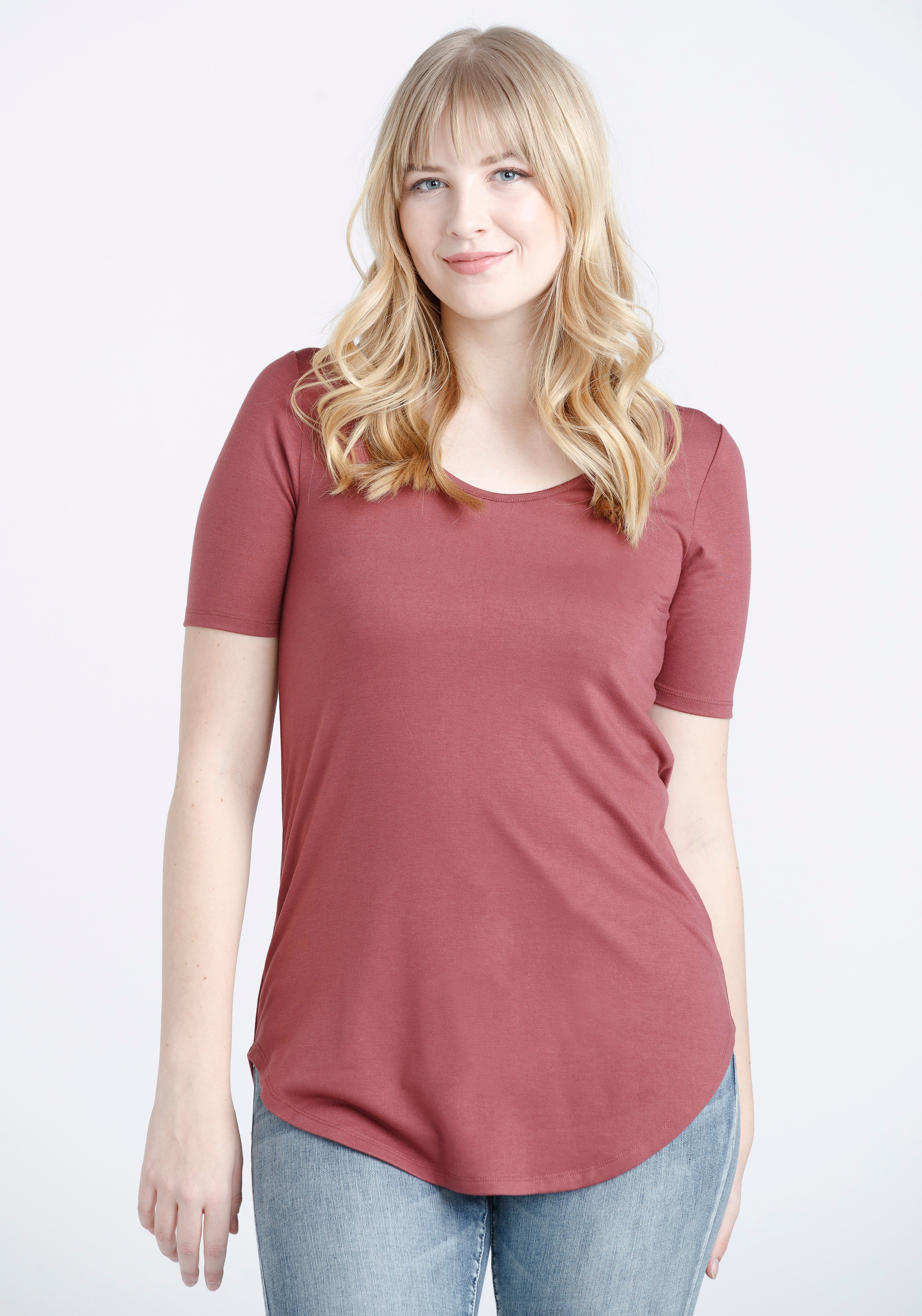 Women's Scoop Neck Legging Tunic Tee