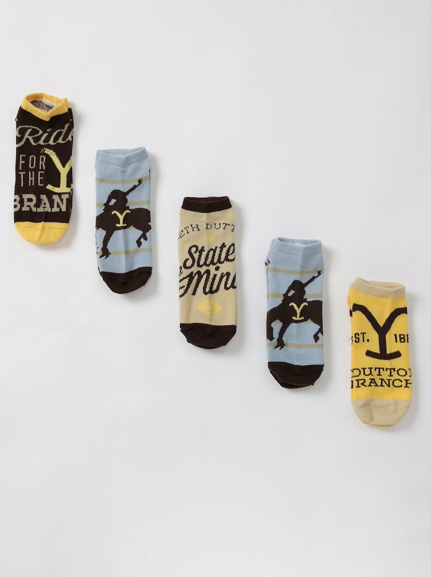 Women's 5-Pack of Yellowstone Ankle Socks