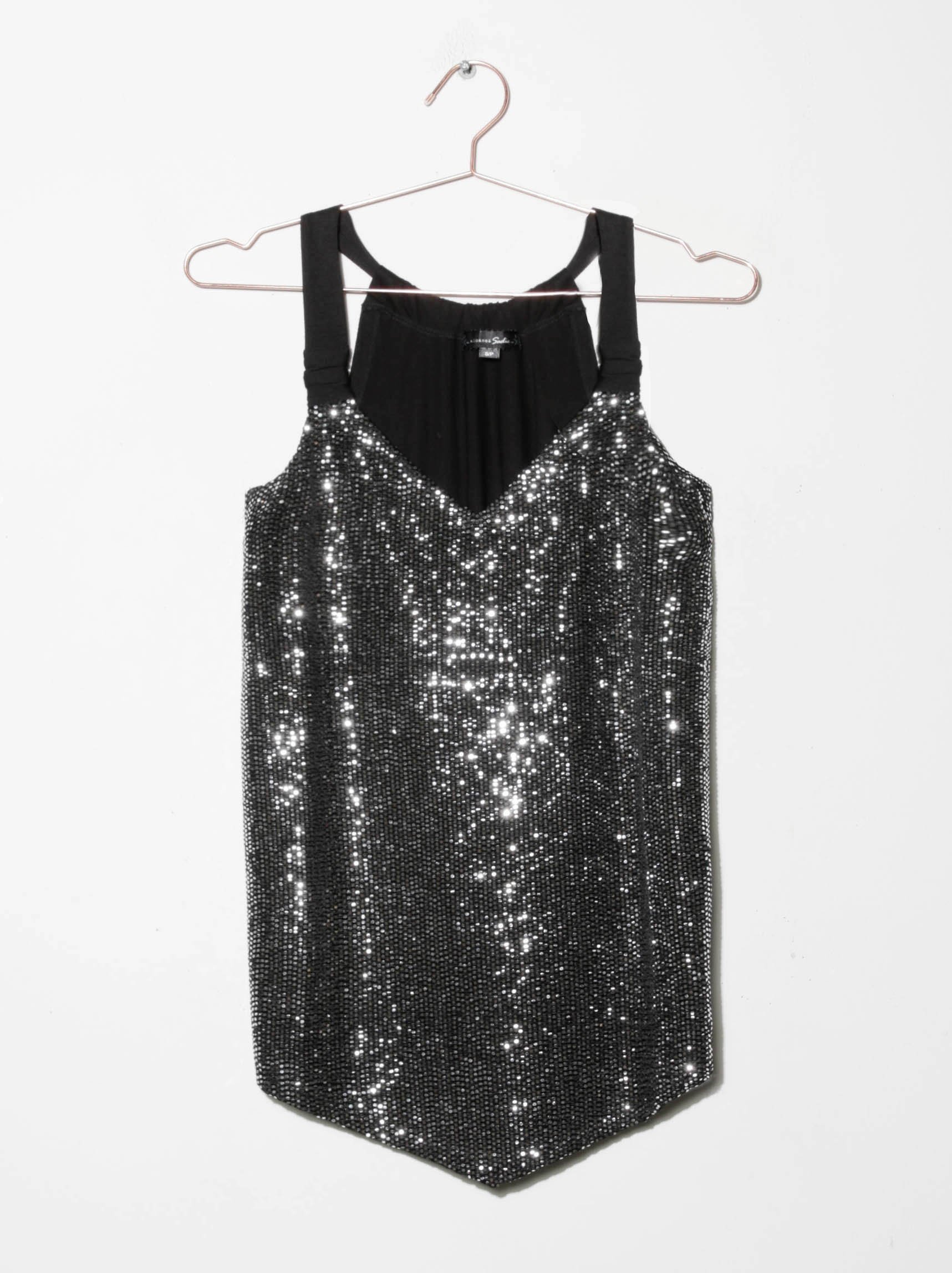 Women's Sequin Handkerchief Tank